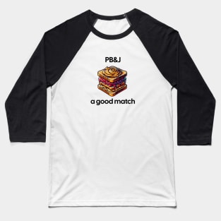 Peanut Butter And Jelly Kawaii Yummy Vintage Sandwich Toast Retro Baseball T-Shirt